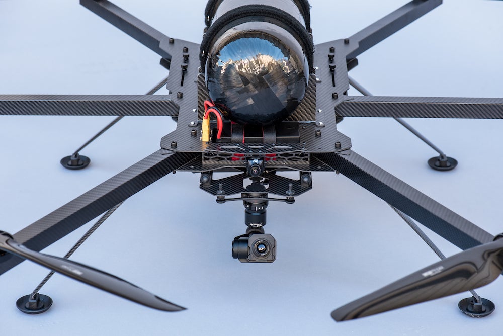 How the hydrogen-fuelled Hycopter drone aids hydropower dam inspection